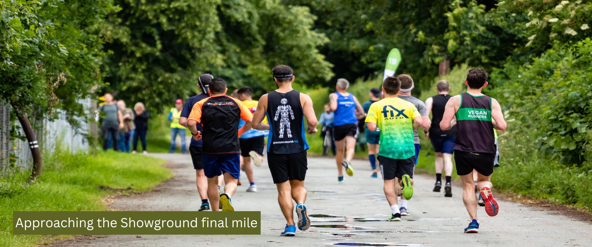 Shrewsbury Half - showground final mile