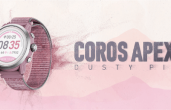 Image of the Coros Apex 2 in dusty pink