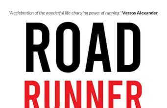 Image of the cover of Road Runner: Surviving on the Urban Trails which shows a silhouette of a male running through a cityscape.