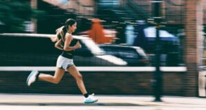 Woman running