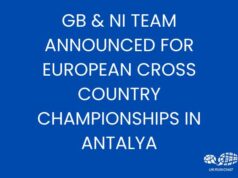 GB & NI TEAM ANNOUNCED FOR EUROPEAN CROSS COUNTRY CHAMPIONSHIPS IN ANTALYA