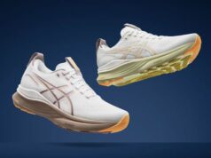 White running shoes