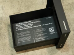 Puresport tackles Black Friday waste with ‘Thrift It Back’ An empty black box with writing inside