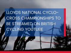 Black and white image of two riders on a course