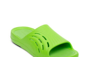 A green recovery slide on white background