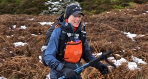 Fiona Horsfield at the Spine Race