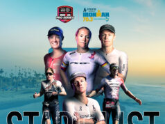 Montage of 6 top male and female athletes competing.