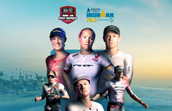 Montage of 6 top male and female athletes competing.