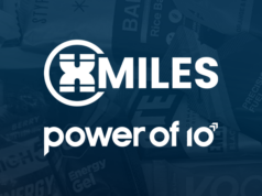 X Miles and Power of 10 logos