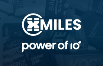 X Miles and Power of 10 logos