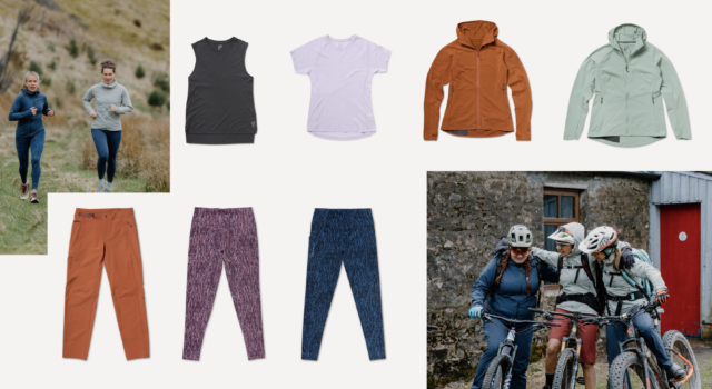 FINDRA launches collection built for women, by women A montage of kit photos and people running and cycling
