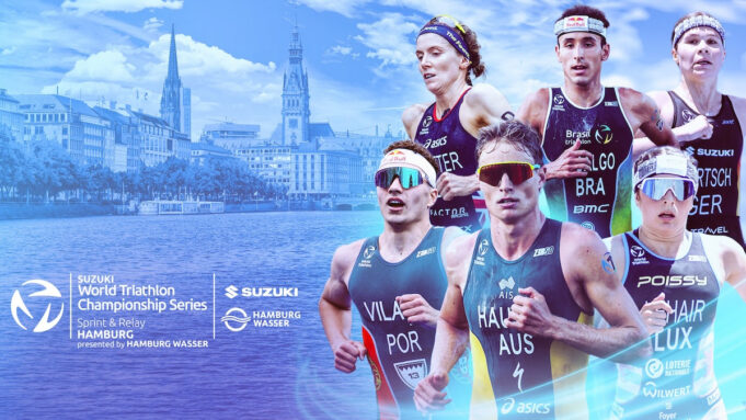 WTCS Montage of three female and three male athletes on a cityscape