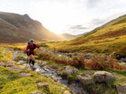 Altra 13 Valleys Ultra continues rapid growth Lone walker in a green valley