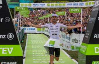 Laidlow sets new World Record at Roth Man runs through finish tape, he looks emotional