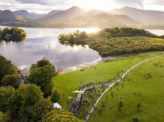 Your next trail running challenge? 2 Valleys places still available A lake with mountains behiind