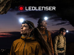 Ledlenser Launches New H-Series Headtorches 3 people wearing headtorches at night